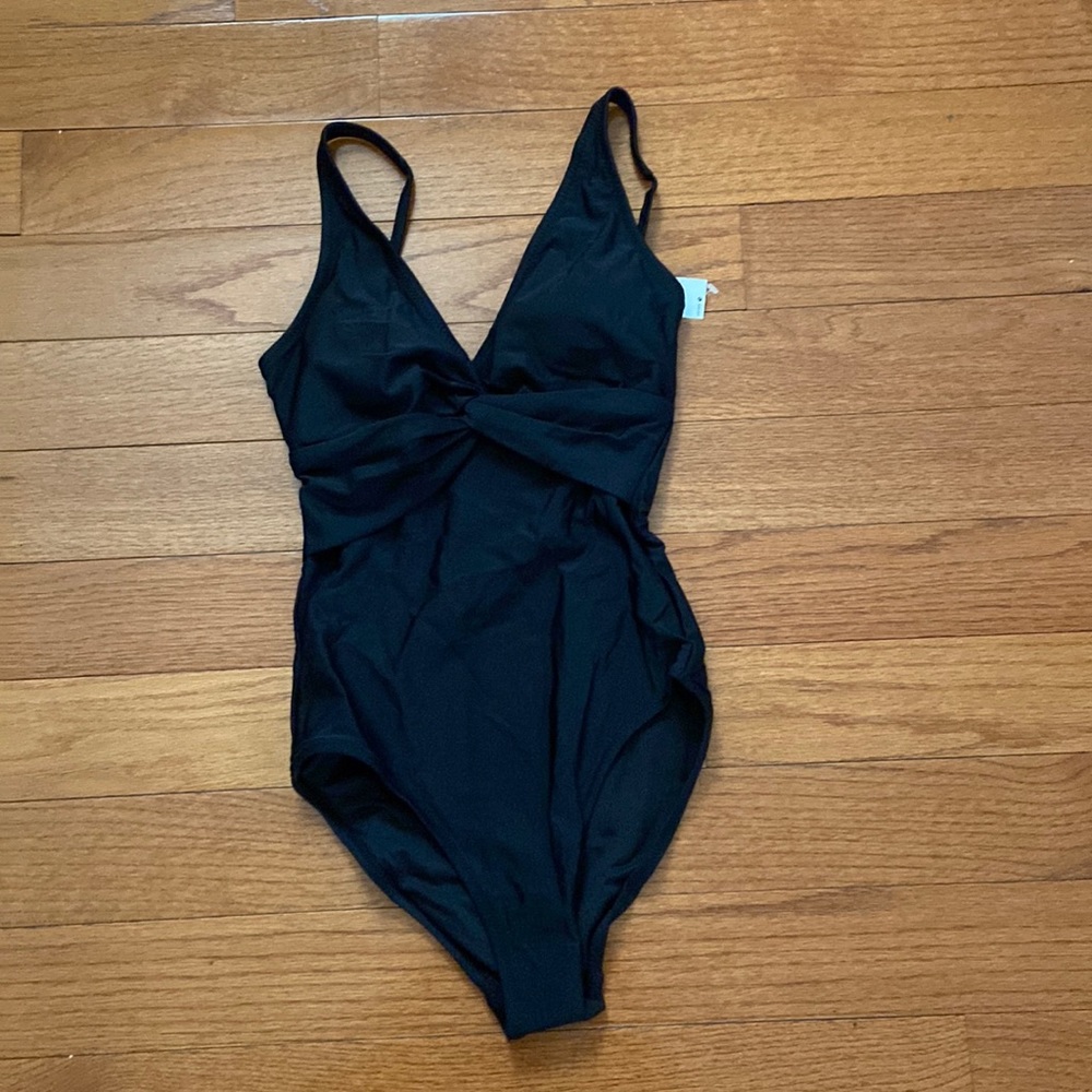 Twist-Front One-Piece Swimsuit